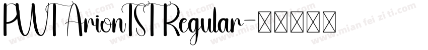 PWT ArionTST Regular字体转换